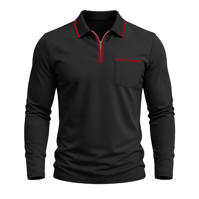 Gregory Long-Sleeve Polo