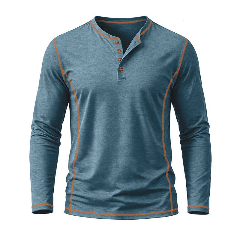 Nolan Casual Long Sleeve Henley