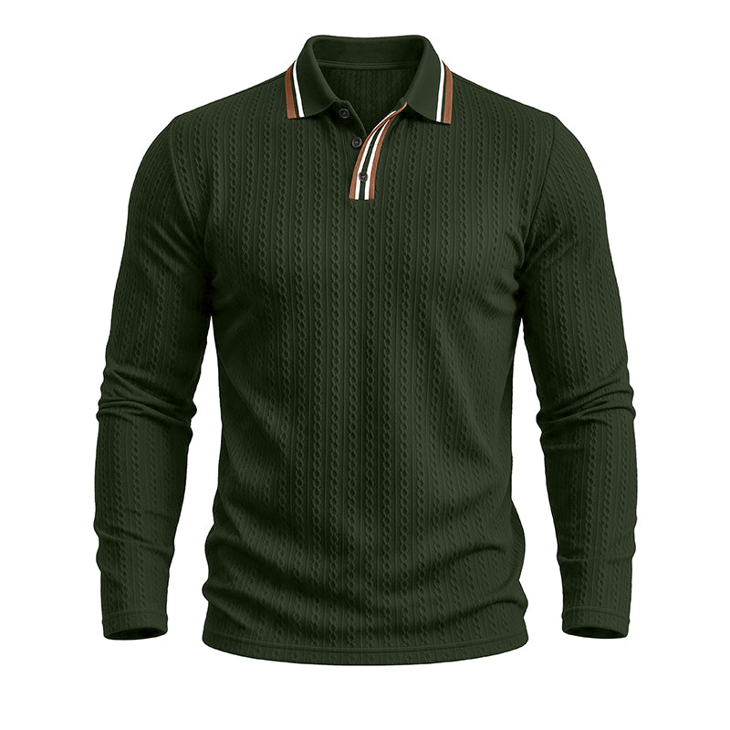 Matt Long Sleeve Polo Shirt
