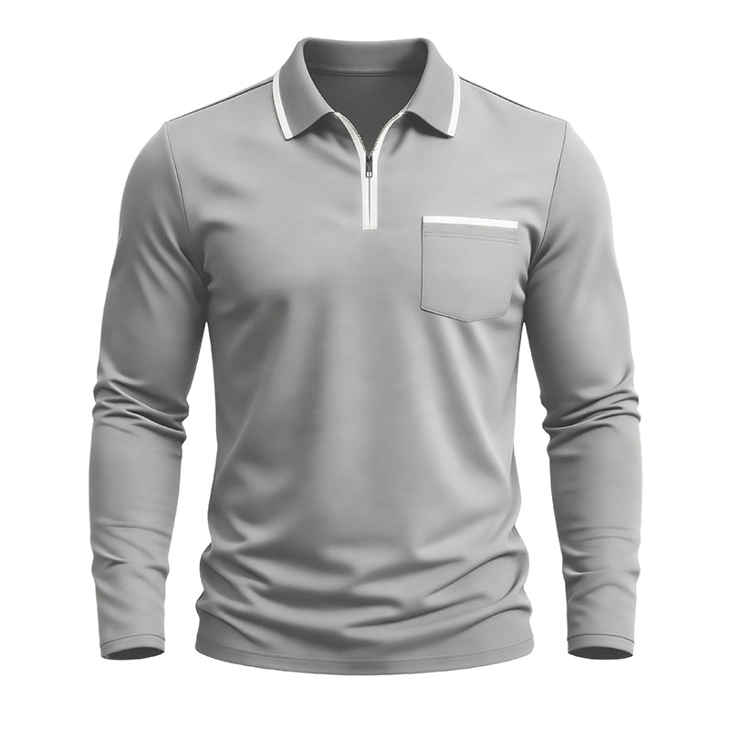Gregory Long-Sleeve Polo
