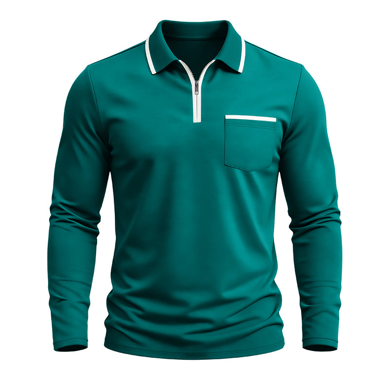 Gregory Long-Sleeve Polo