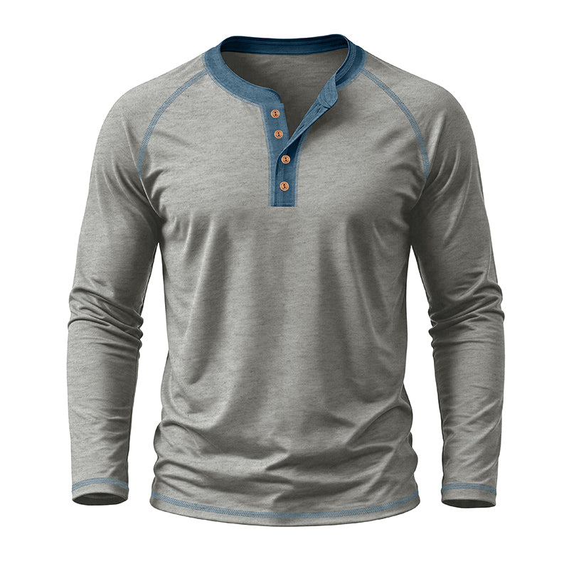 Hussein Henley Long Sleeve