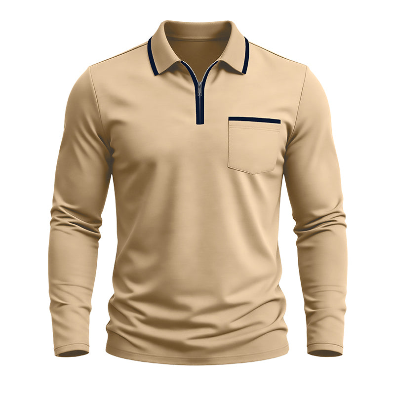 Gregory Long-Sleeve Polo