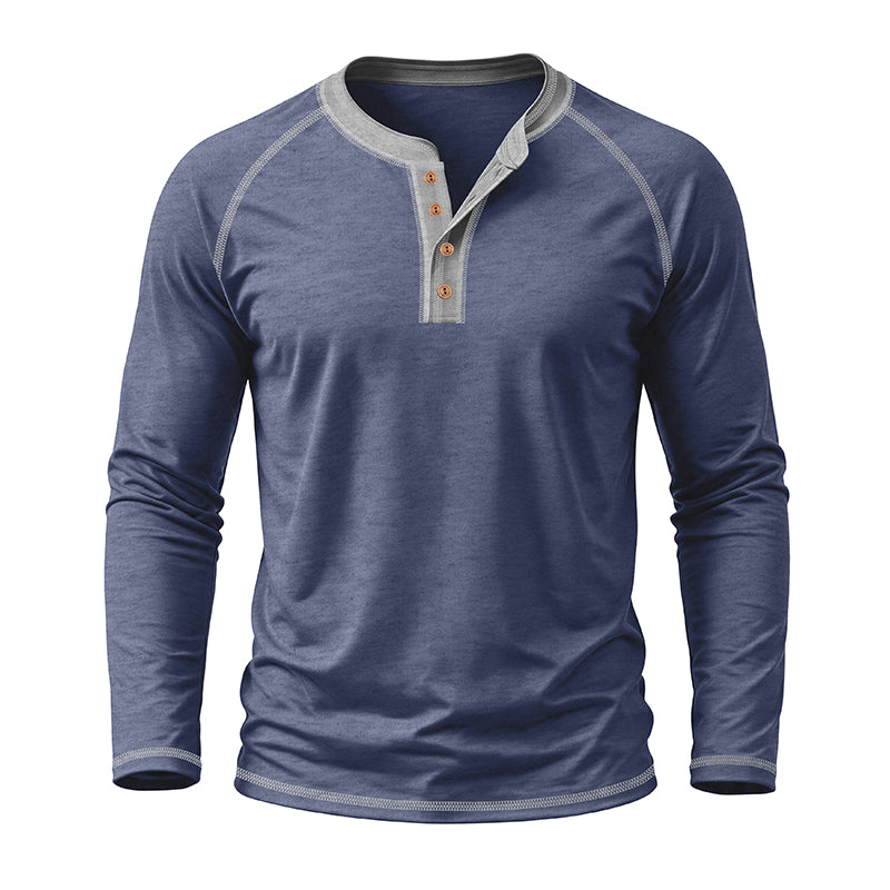 Hussein Henley Long Sleeve