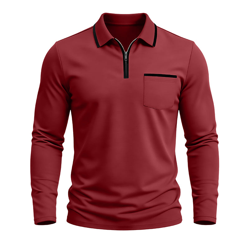 Gregory Long-Sleeve Polo
