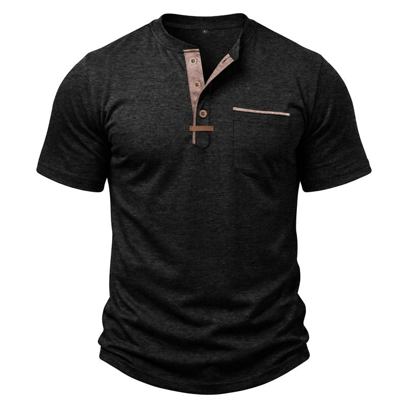 Vintage Henley Short Sleeve
