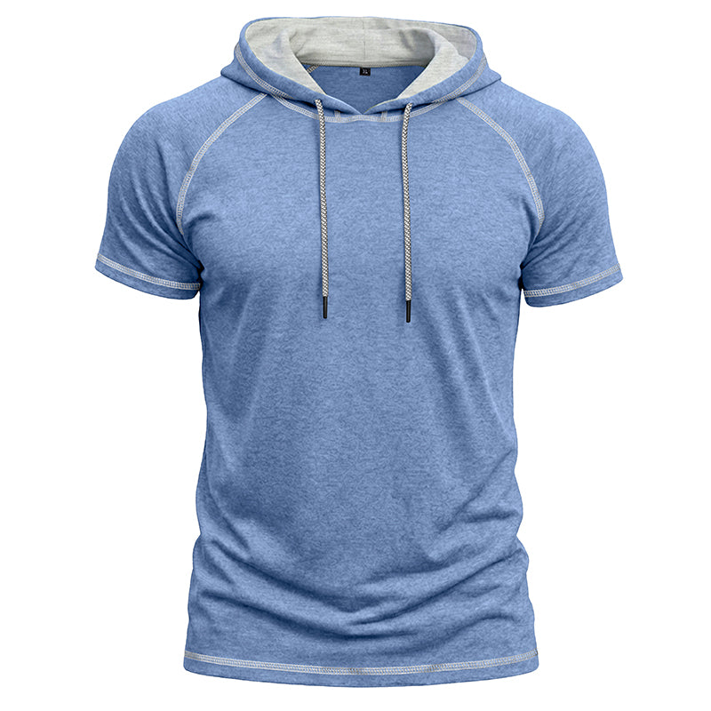 Men’s Short Sleeve Hooded T-Shirt