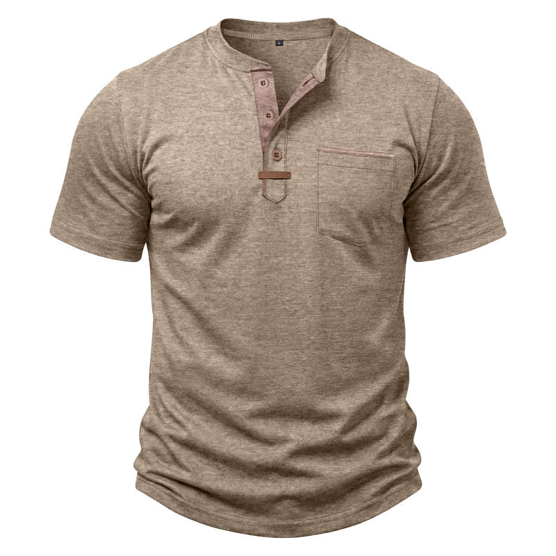 Vintage Henley Short Sleeve
