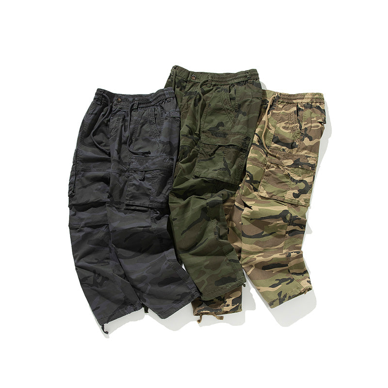 Terry Camouflage Cargo Pants