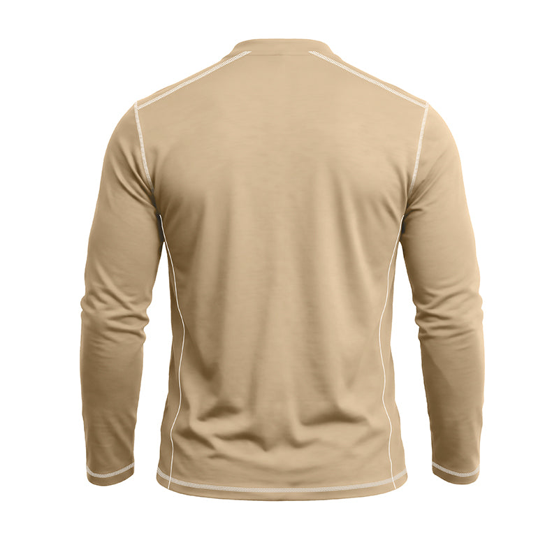 Daniel Long-Sleeve Henley T-Shirt