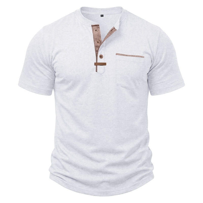 Vintage Henley Short Sleeve