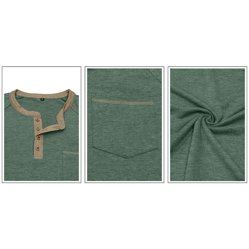 Stephen Long Sleeve Henley Shirt