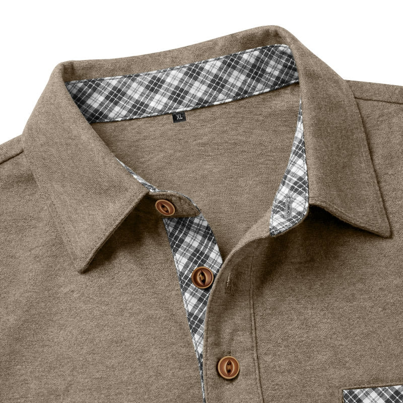 Men’s Long Sleeve Polo Shirt