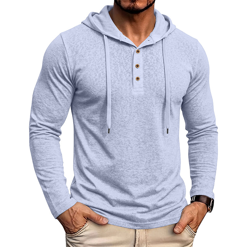 Men’s Hooded Long Sleeve T-Shirt