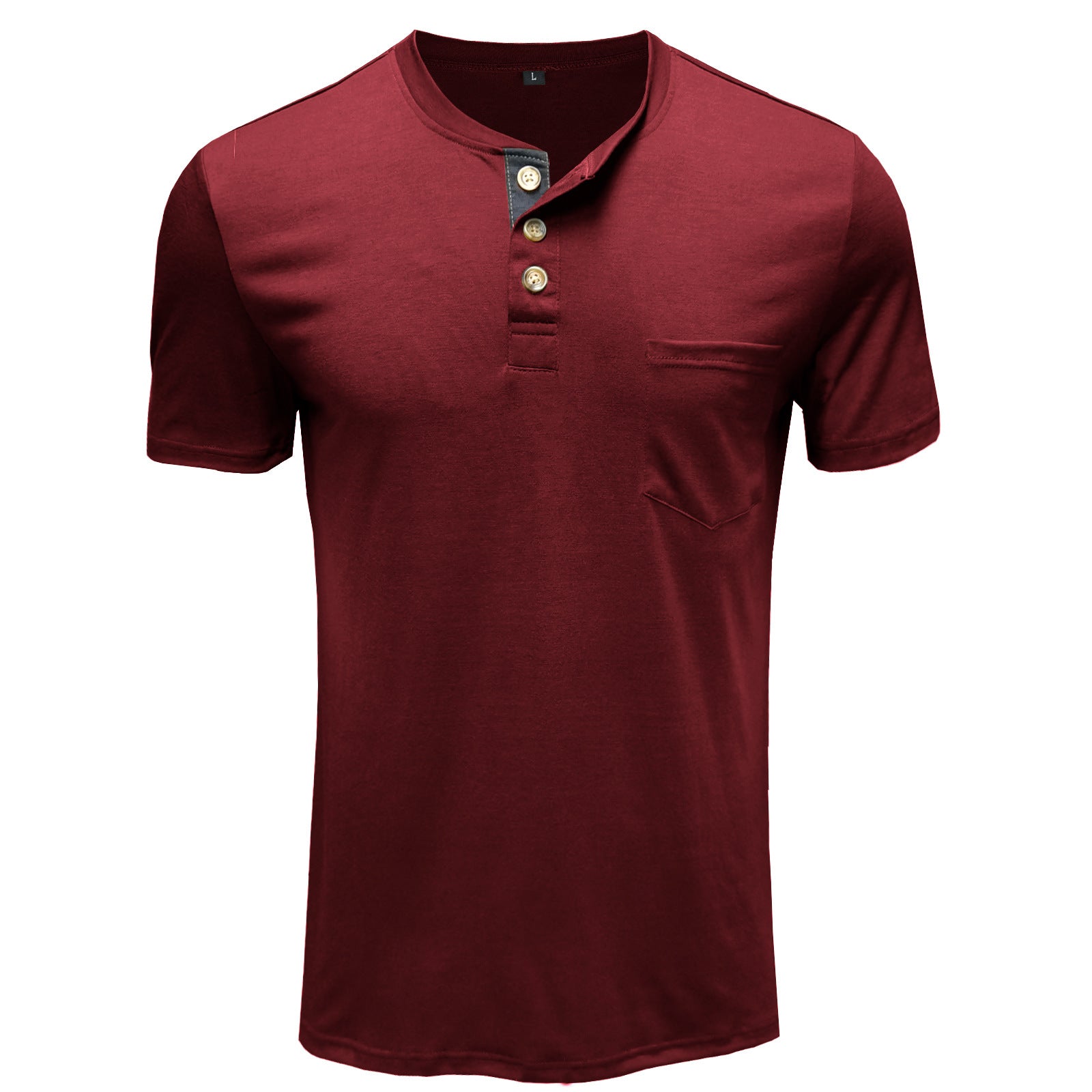 T-shirt décontracté à manches courtes en coton pour hommes