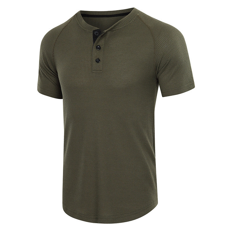 Men's Casual T Shirts Henley