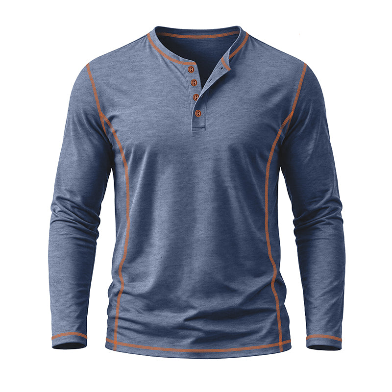 Nolan Casual Long Sleeve Henley