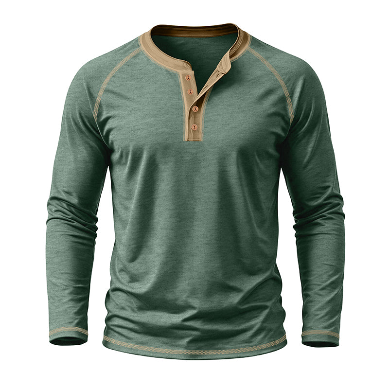 Hussein Henley Long Sleeve