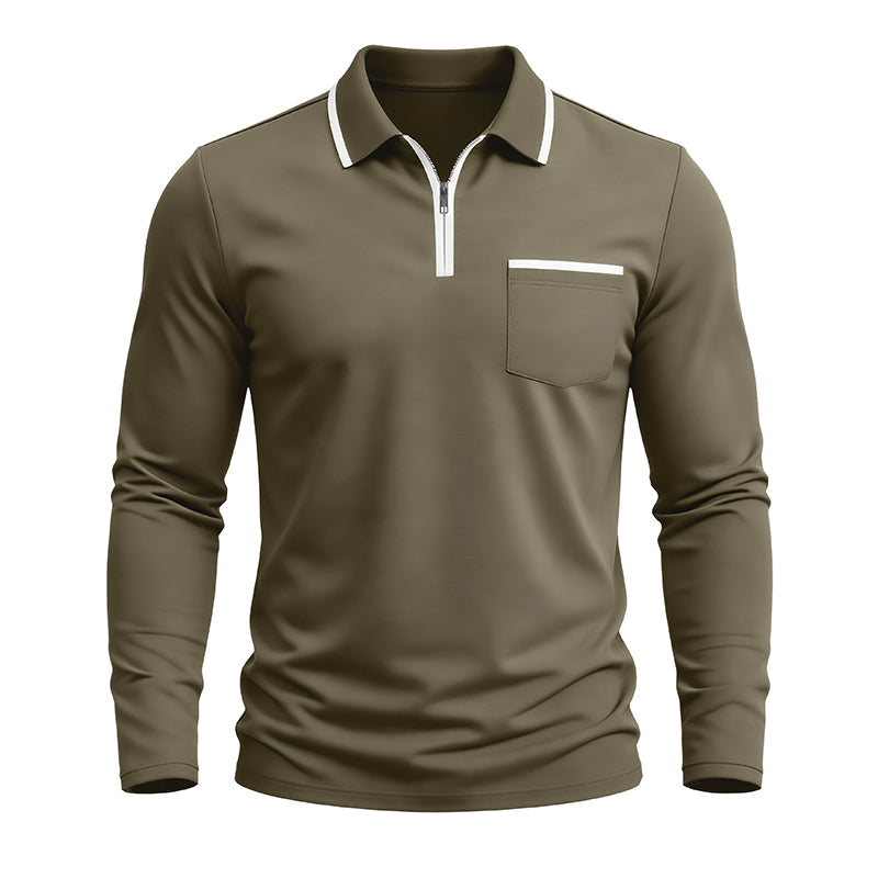 Gregory Long-Sleeve Polo