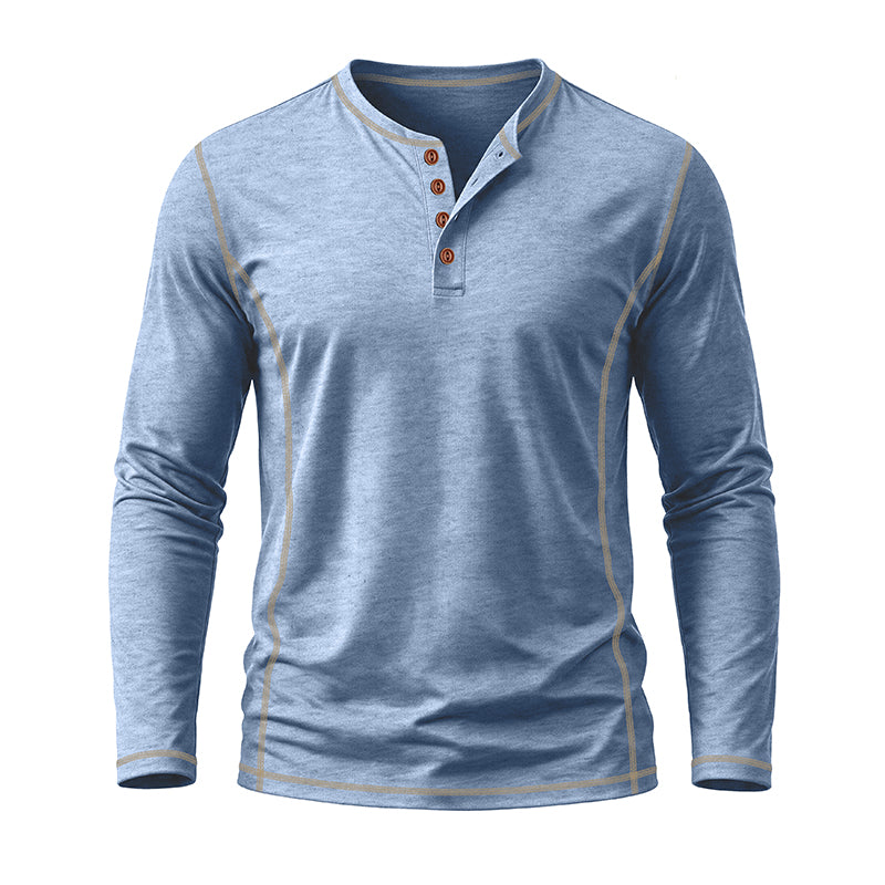 Nolan Casual Long Sleeve Henley