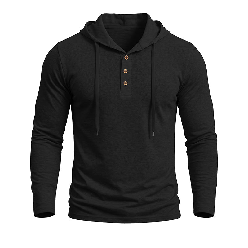 Men’s Hooded Long Sleeve T-Shirt