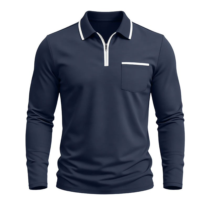Gregory Long-Sleeve Polo