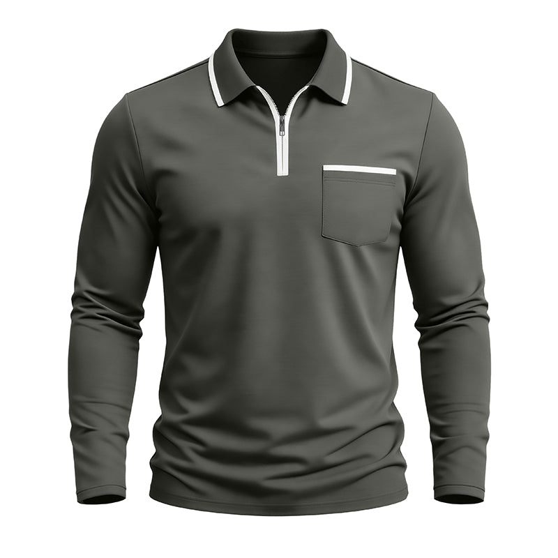 Gregory Long-Sleeve Polo
