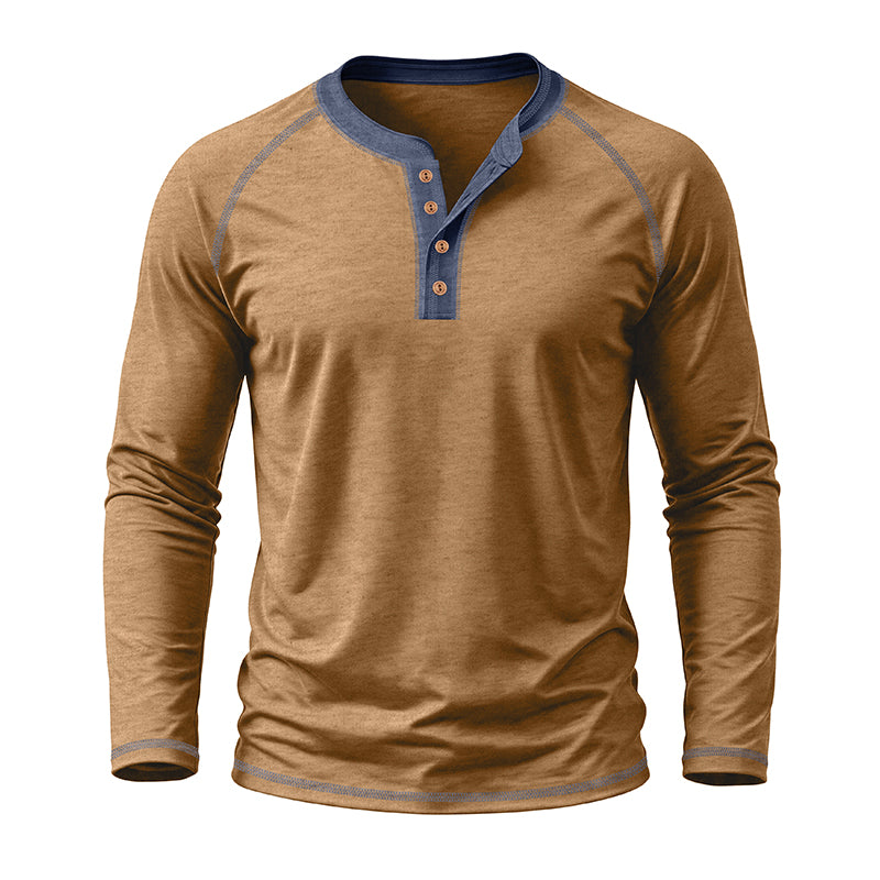 Hussein Henley Long Sleeve