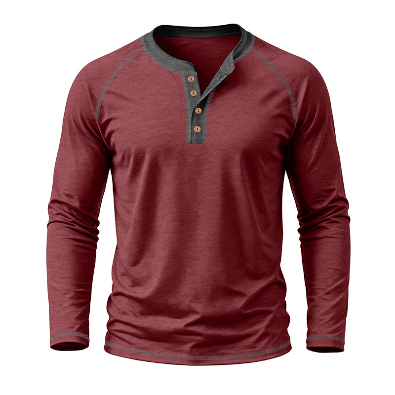 Hussein Henley Long Sleeve