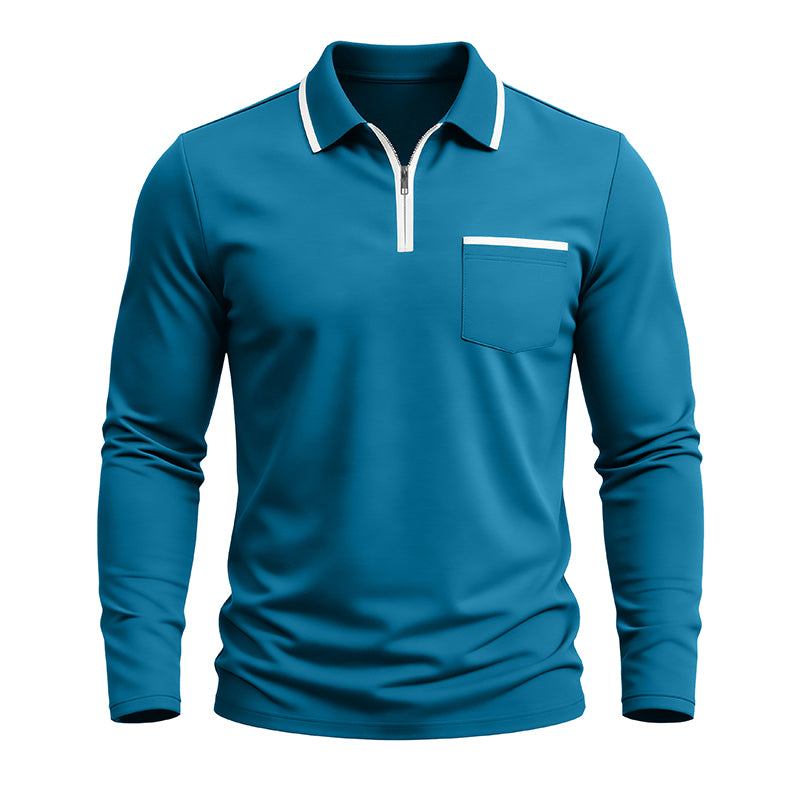 Gregory Long-Sleeve Polo