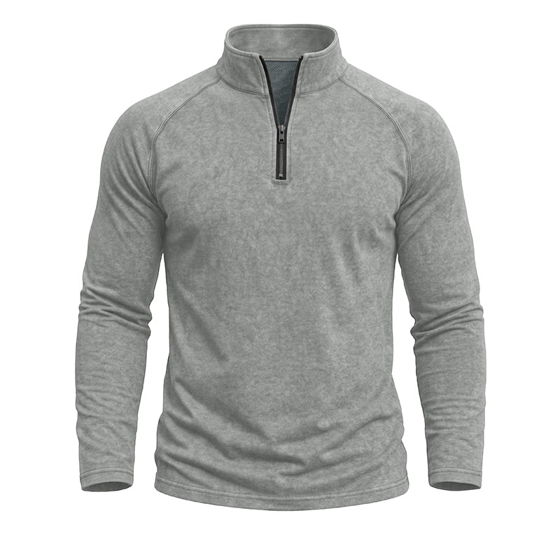 Jeremy  Vintage Wash Quarter-Zip Pullover