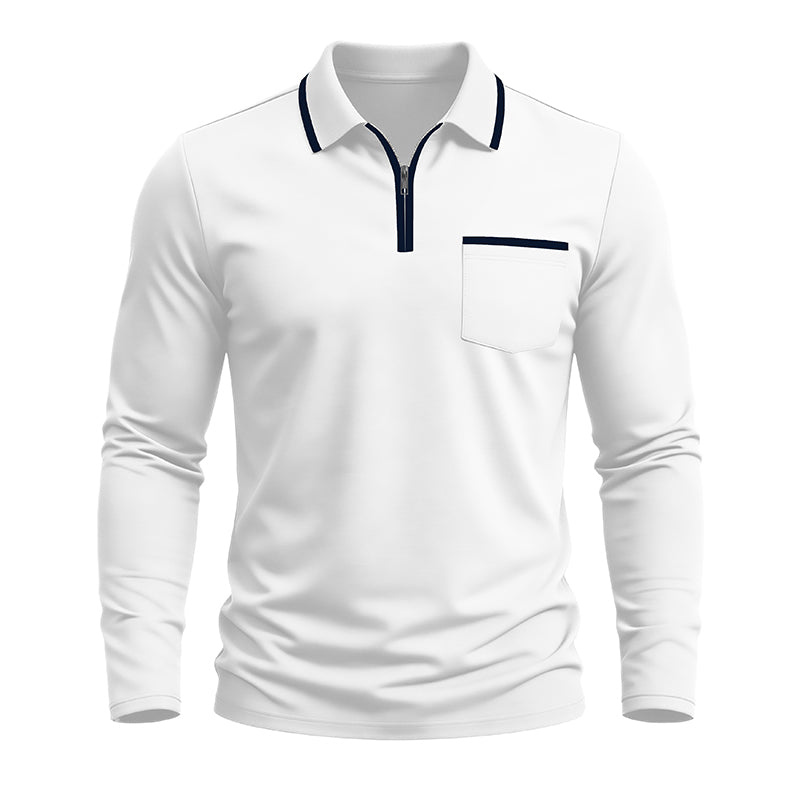 Gregory Long-Sleeve Polo