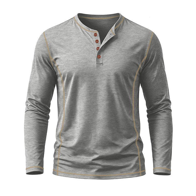 Nolan Casual Long Sleeve Henley