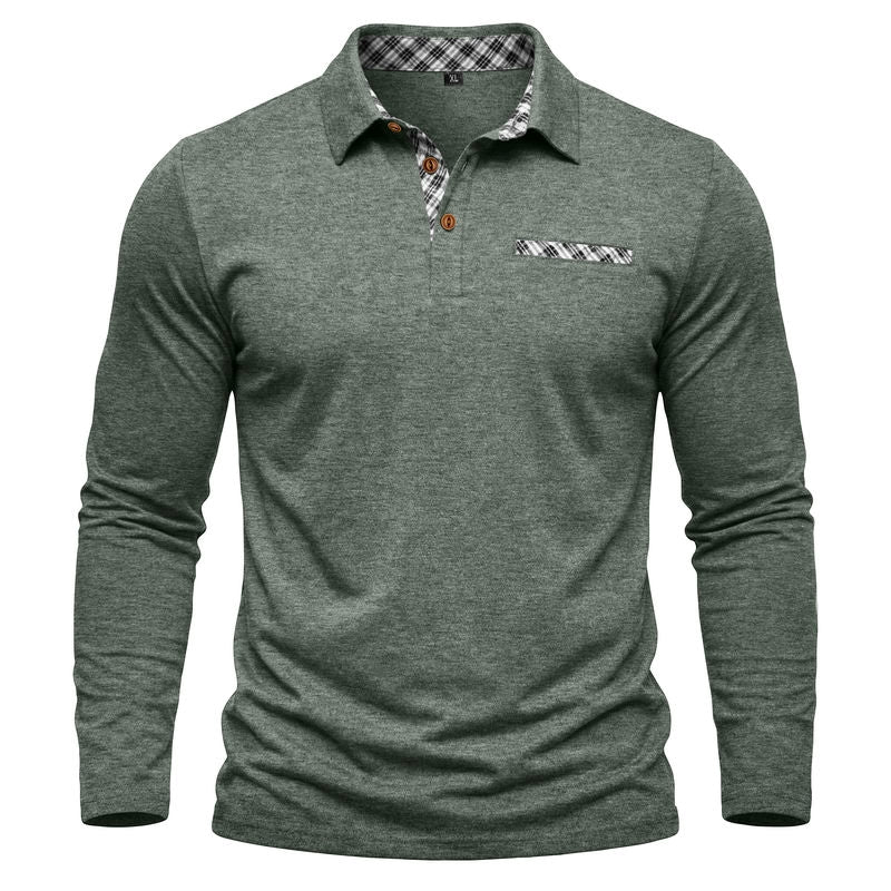 Men’s Long Sleeve Polo Shirt