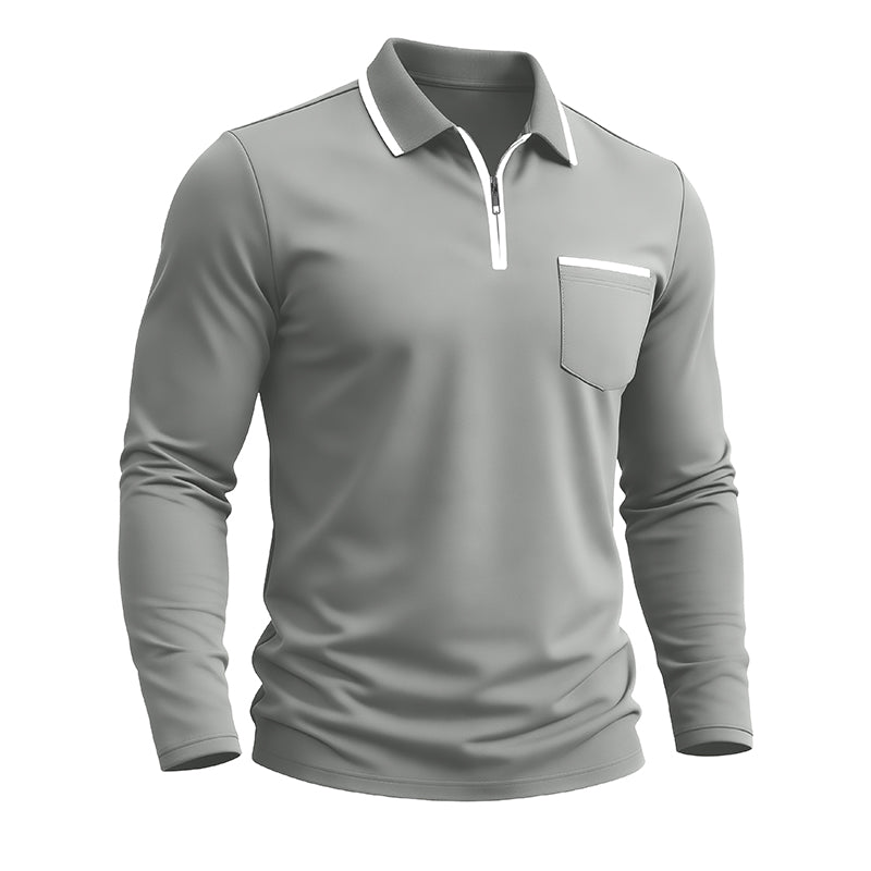 Gregory Long-Sleeve Polo