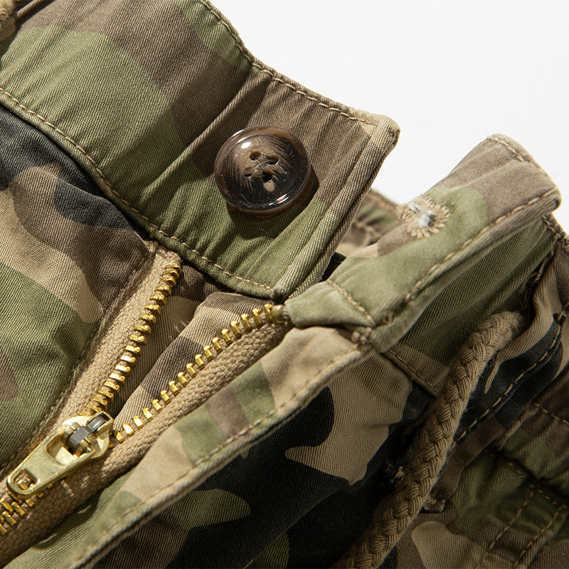 Terry Camouflage Cargo Pants