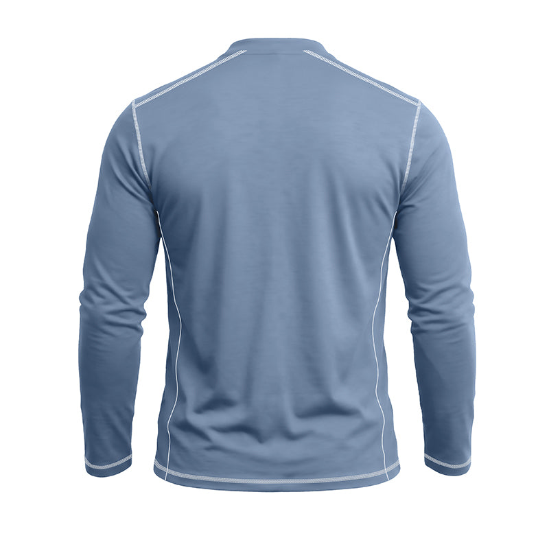 Daniel Long-Sleeve Henley T-Shirt
