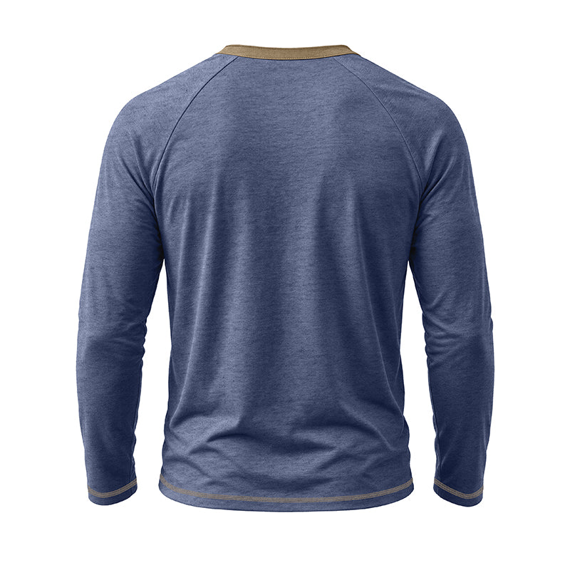 Stephen Long Sleeve Henley Shirt