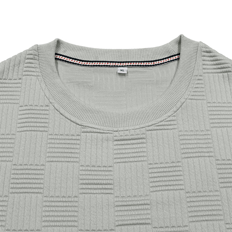 Charles Jacquard Crewneck Winter Sweatshirt