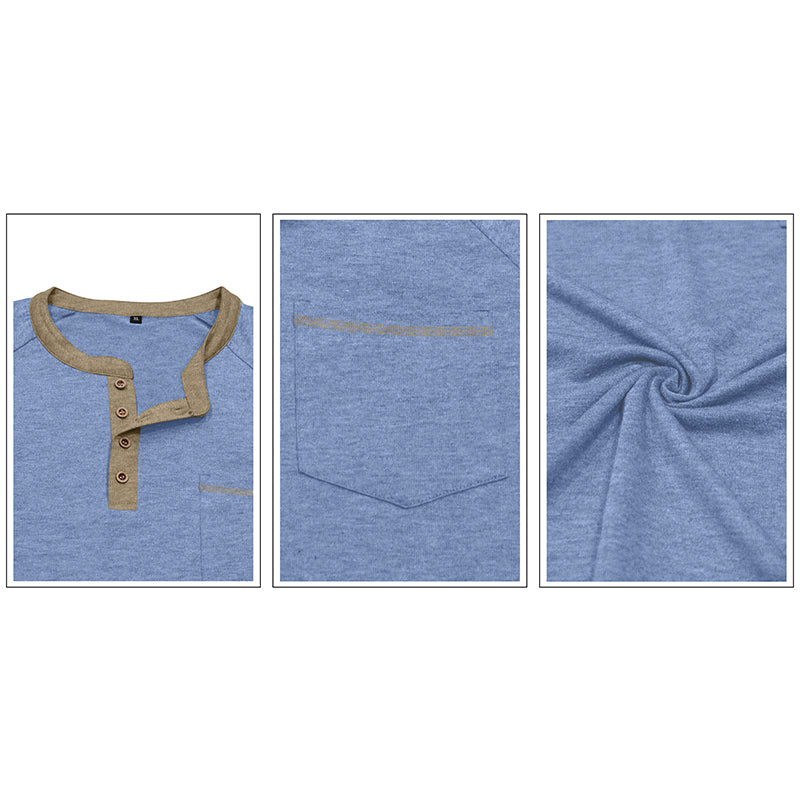 Stephen Long Sleeve Henley Shirt
