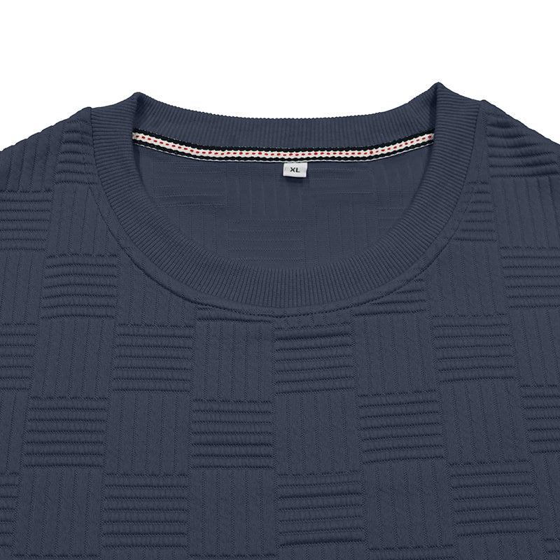 Charles Jacquard Crewneck Winter Sweatshirt