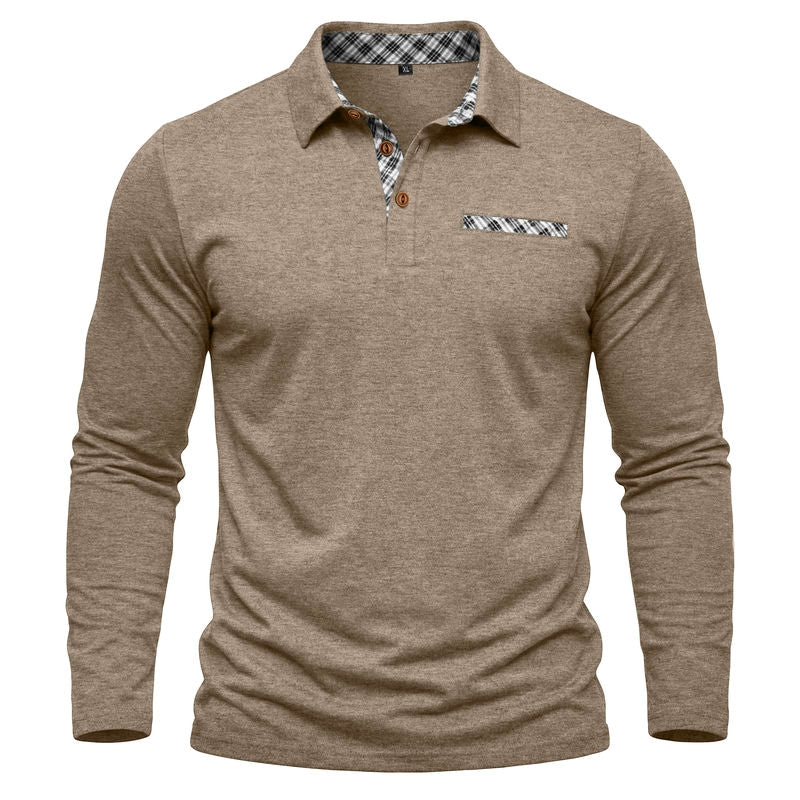 Men’s Long Sleeve Polo Shirt