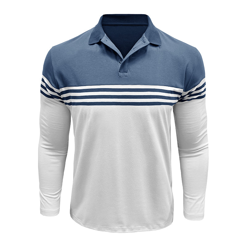 Classic Striped Panel T-Shirt