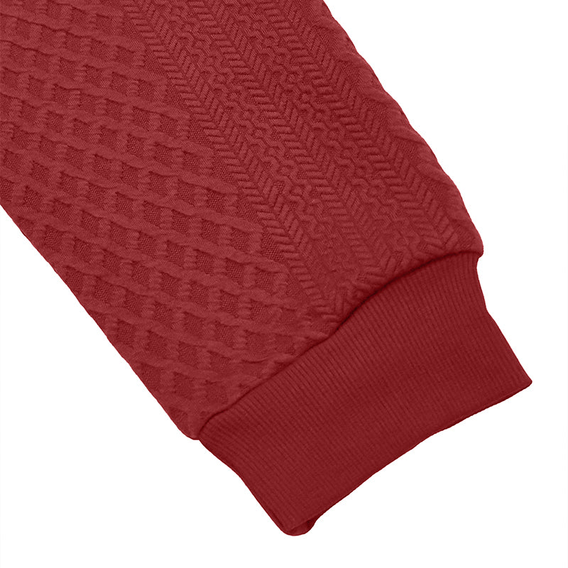 Arturo Textured Jacquard Crewneck Sweatshirt