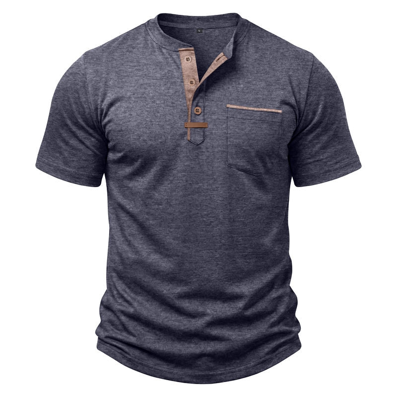 Vintage Henley Short Sleeve