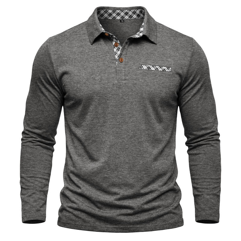 Men’s Long Sleeve Polo Shirt