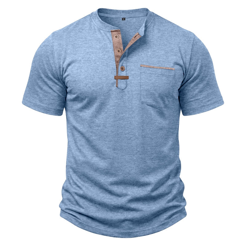 Vintage Henley Short Sleeve
